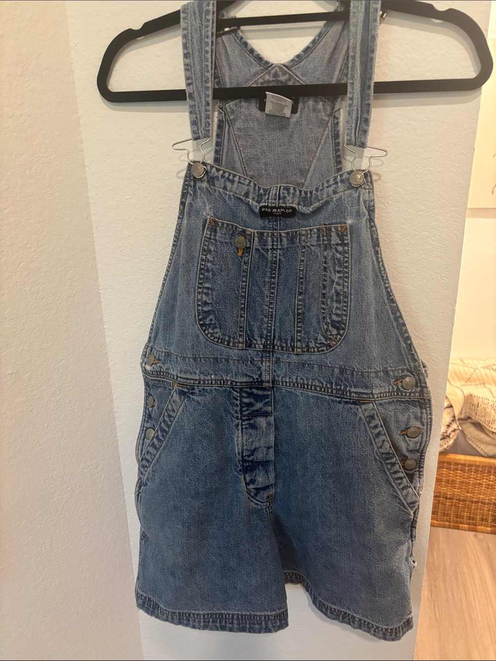 Polo jeans co Ralph Lauren overall denim shorts